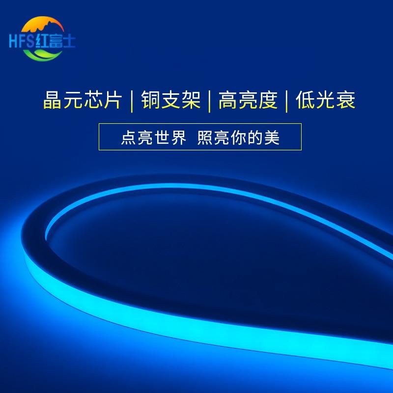 DMX512RGB2020幻彩霓虹管灯带防水24V60灯低压纯硅胶灯条装饰亮化