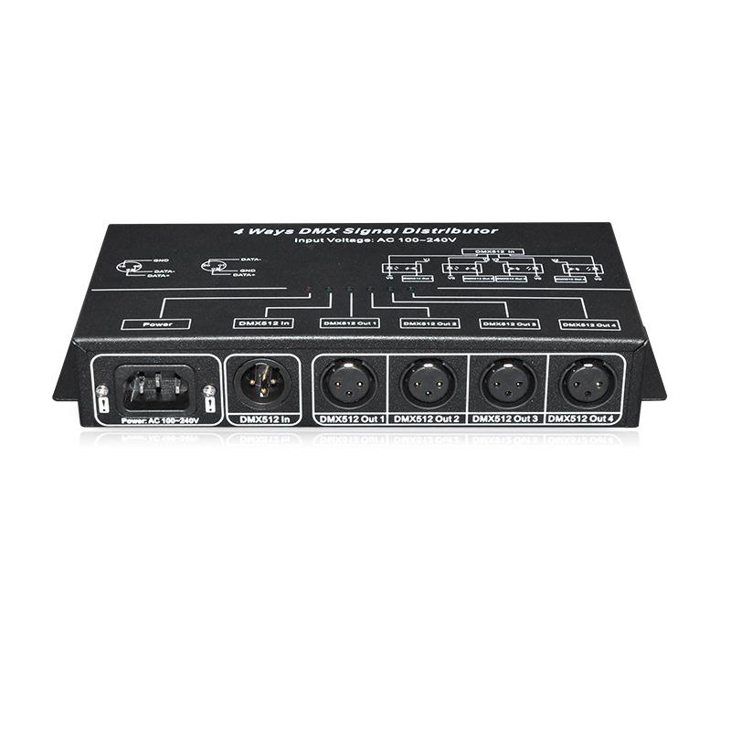 压4/8路dmx512分控信号放大器 光电隔离舞台灯光设备信号分配器