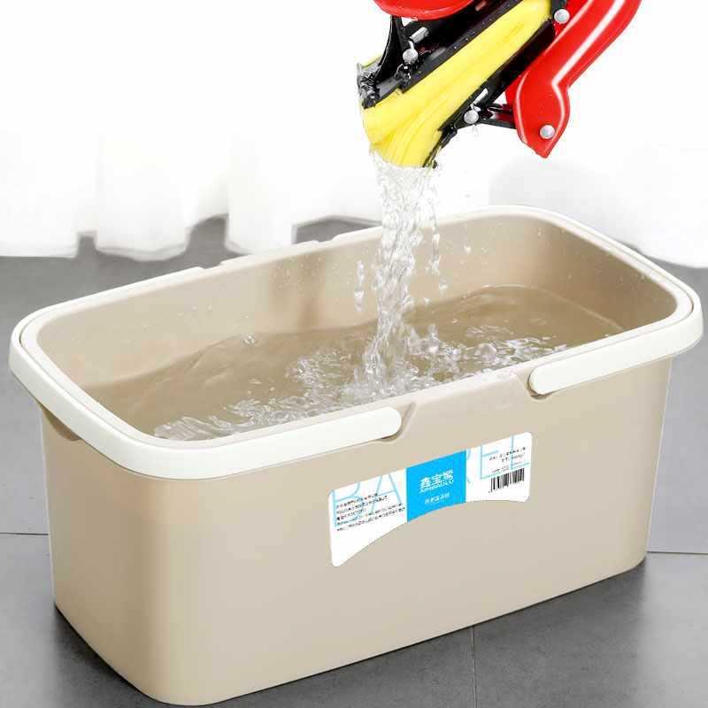 洗拖把桶单桶长方形水桶拖布桶家用海绵拖把盆清洁清洗桶方桶