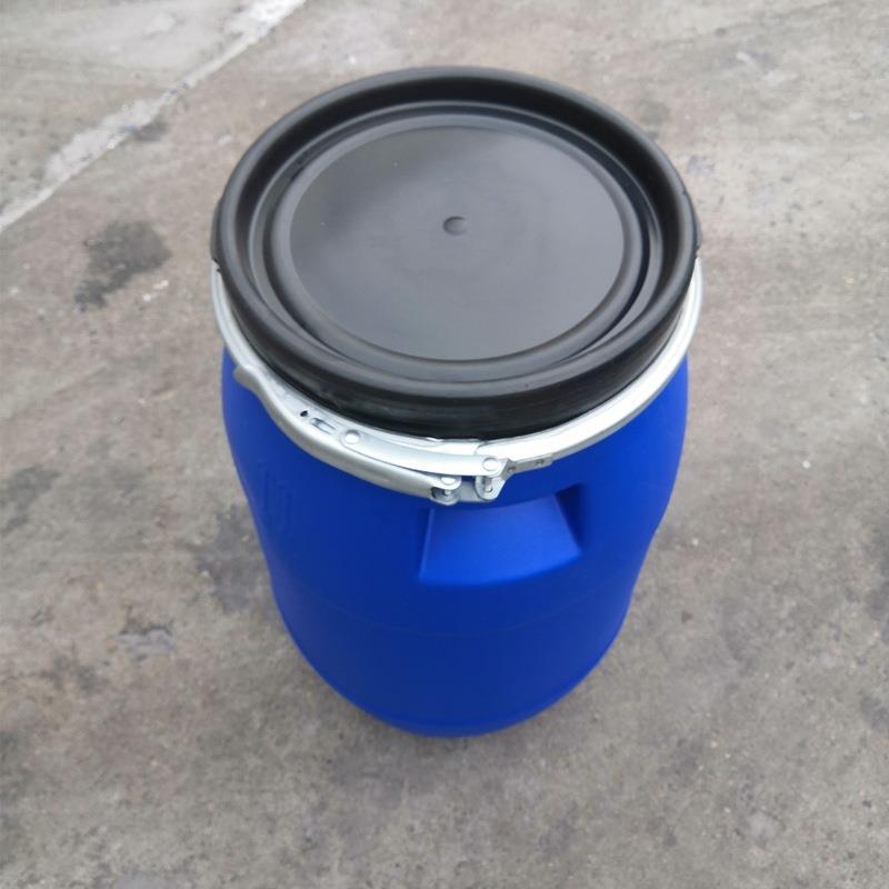 厂家直供30L法兰桶全新料加厚抱箍桶30L塑料桶化工桶包装桶