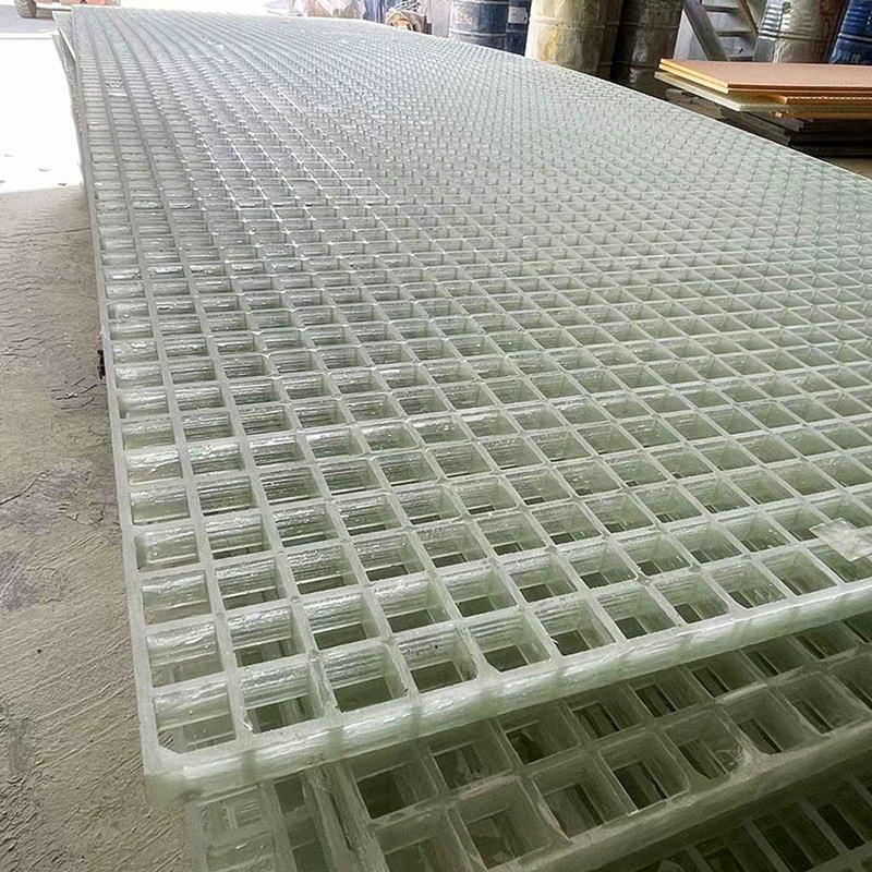 加厚镂空玻璃钢格栅树池篦子洗车房地网格栅板 鸽舍光伏走道地网