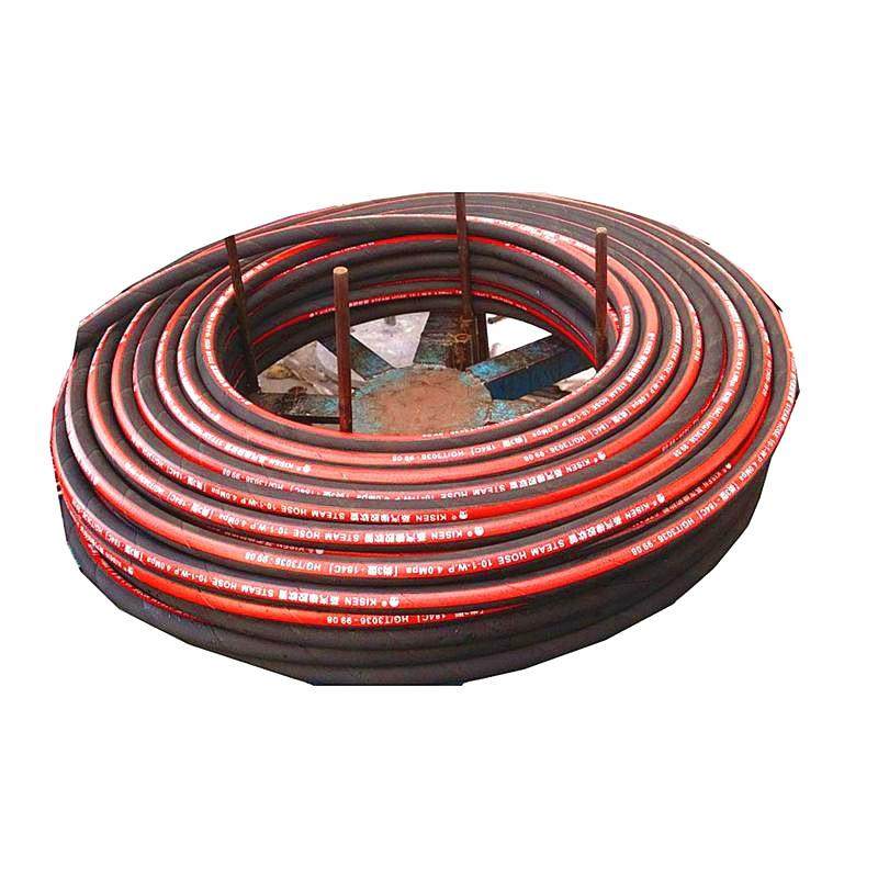 蒸汽胶管 红色外皮耐温180℃ 耐温胶皮管钢丝编织 起订量小