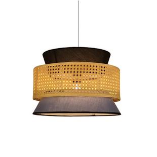 厂家直供藤艺吊灯日式 藤艺吊灯 餐厅客厅卧室书房民宿北欧风格