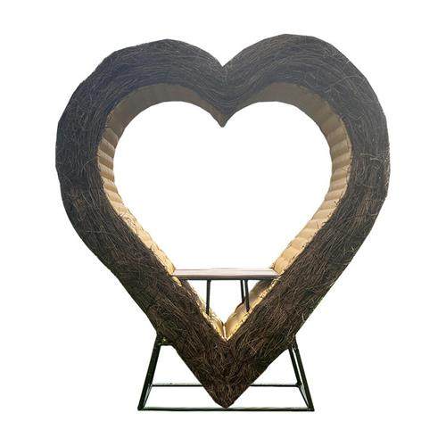 网红打卡景区拍照别墅民宿农庄秋千吊椅户外婚纱摄影爱心藤编鸟巢