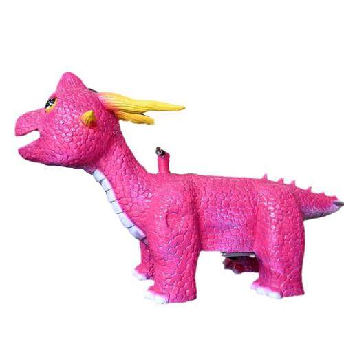 户外广场室内商场儿童引流游乐设备骑行恐龙小车电瓶车定制厂家