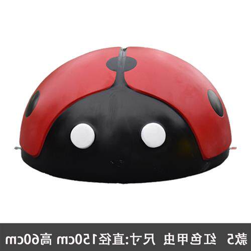 玻璃钢仿真甲虫装饰井盖卡通七星瓢虫园林景观甲壳虫幼儿园大摆件
