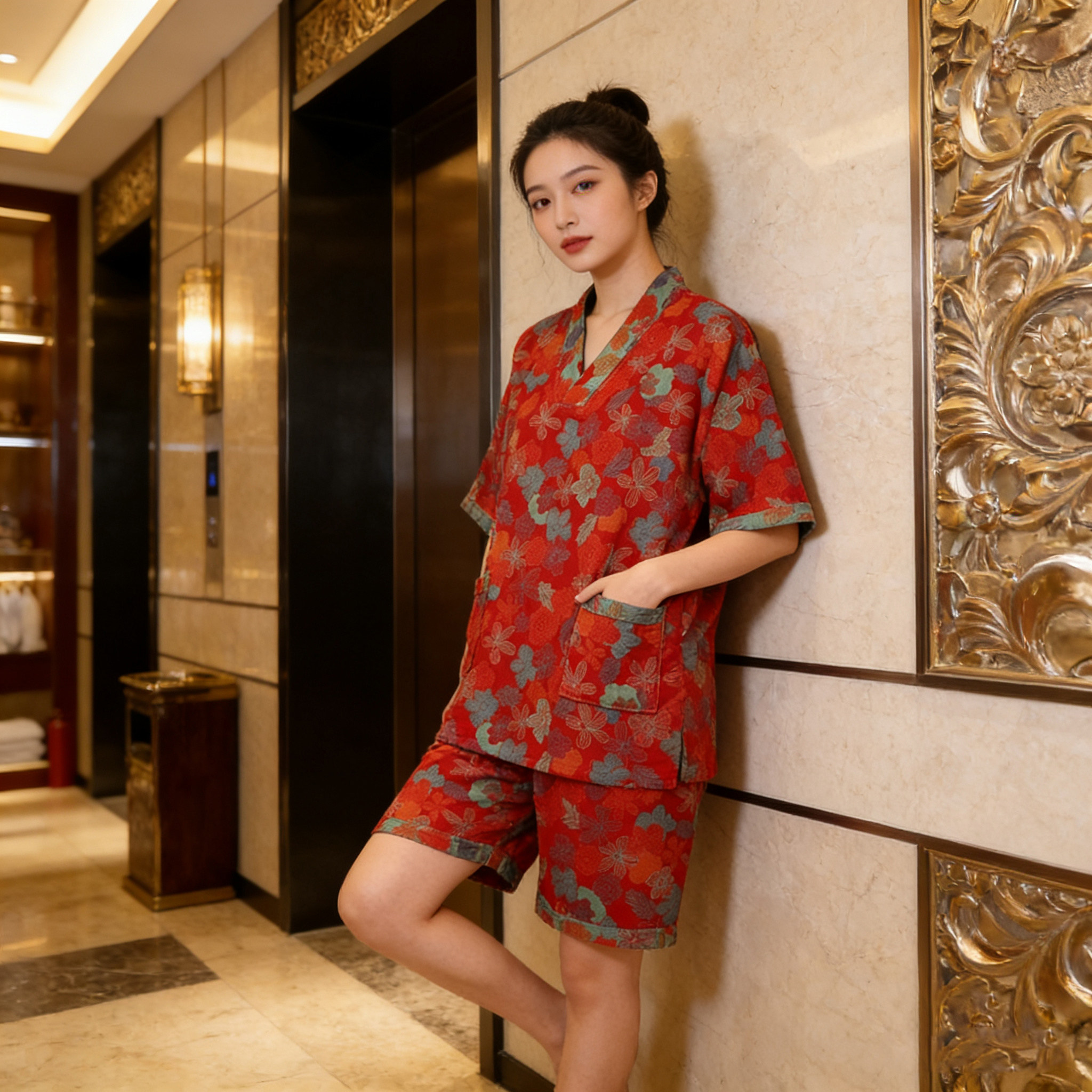 【双层纱】100棉汗蒸服女情侣全棉美容桑拿服大码男洗浴按摩足疗,居家布艺,汗蒸服,淘宝优惠券,粉丝福利购,淘宝优惠卷