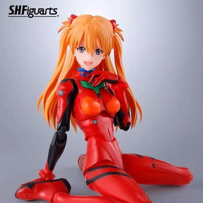 预定 万代 SHF EVA 新世纪福音战士 式波 明日香 兰格雷 可动手办