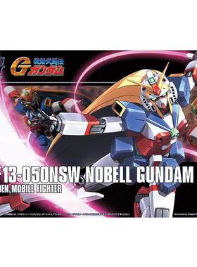 定金 预定 万代 HG系列1/144 G武斗传 诺贝尔 美少女高达拼装模型