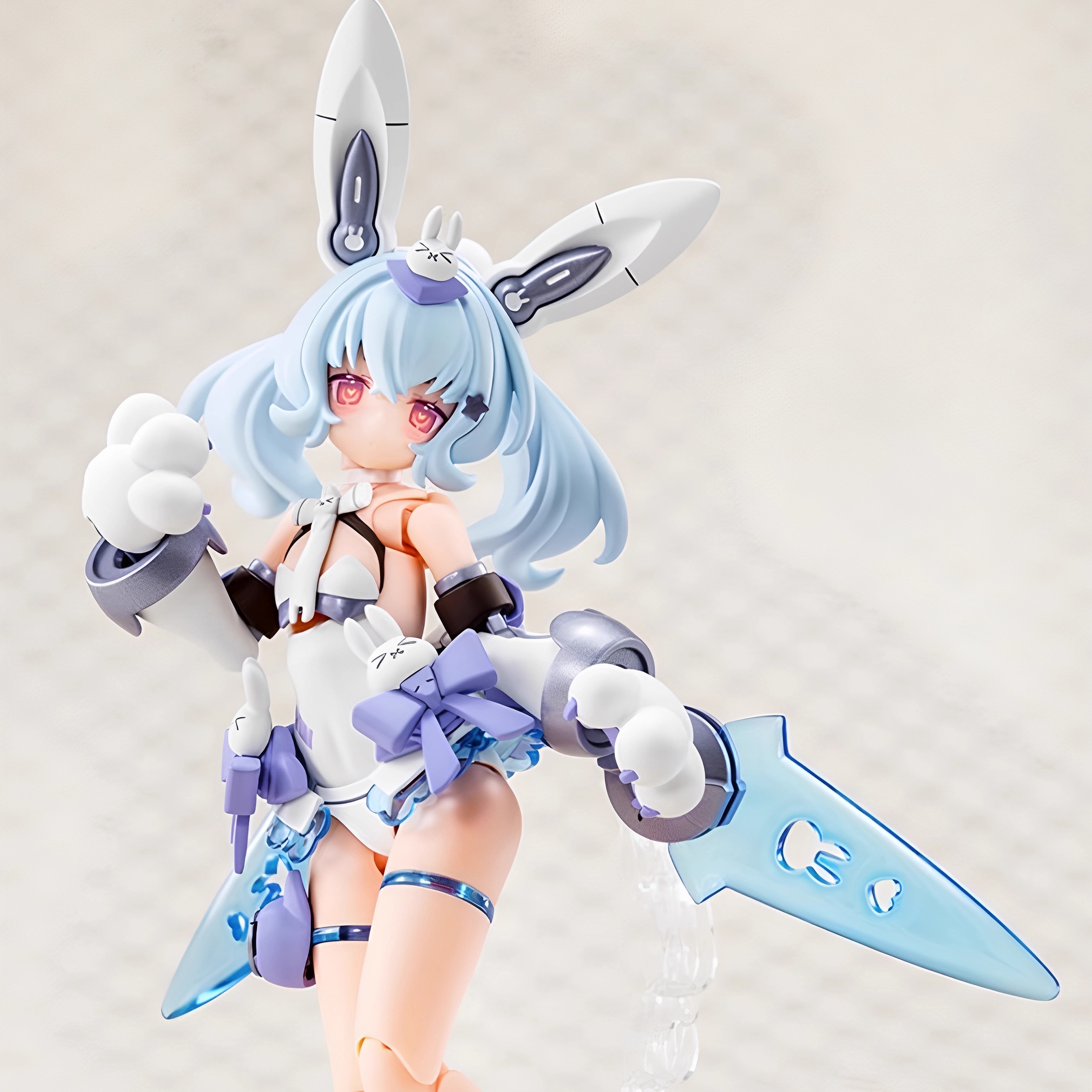 预定 寿屋 女神装置 武装神姬 B2PUNI MOFU 机娘 雪兔 机娘 拼装