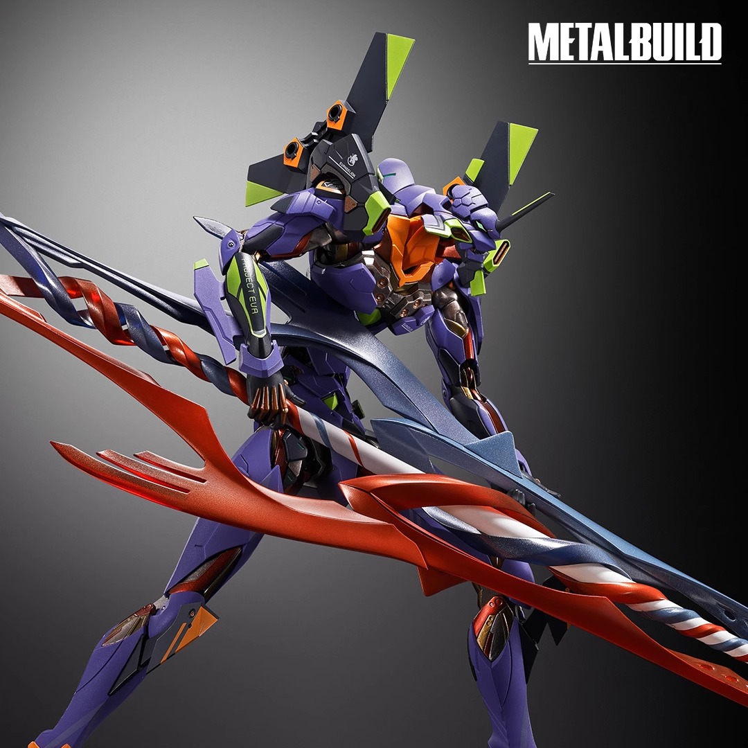 预定 万代 MB METAL BUILD EVA 初号机 30周年版 盖乌斯之枪 成品