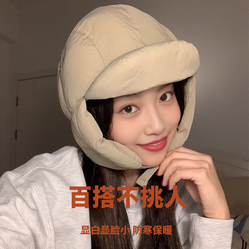 冬天羽绒棉雷锋帽女保暖防寒护耳