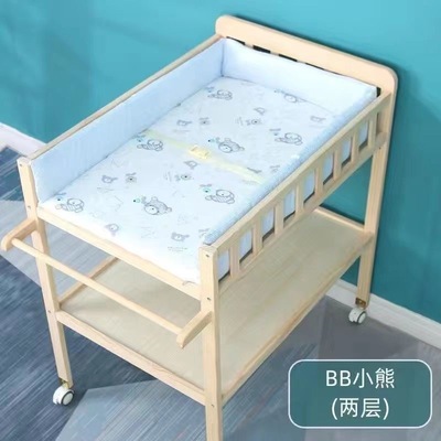 尿布台垫纯棉防撞棉垫婴儿护理可