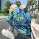 男夏季 冰丝沙滩裤 薄款 花短裤 外穿速干宽松潮流大裤 衩休闲运动五分