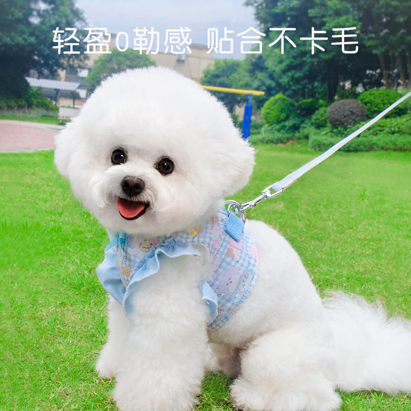 狗狗牵引绳背心式小型犬