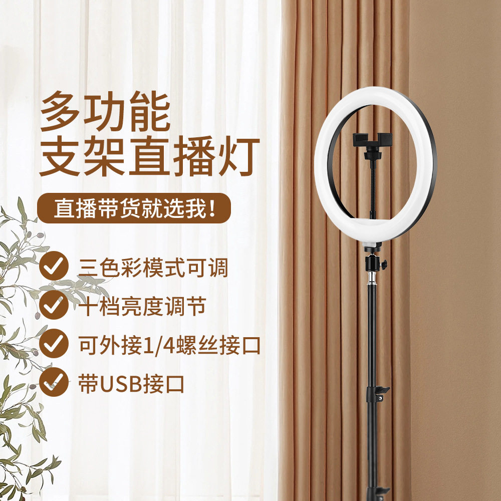 主播拍摄10寸手机直播灯