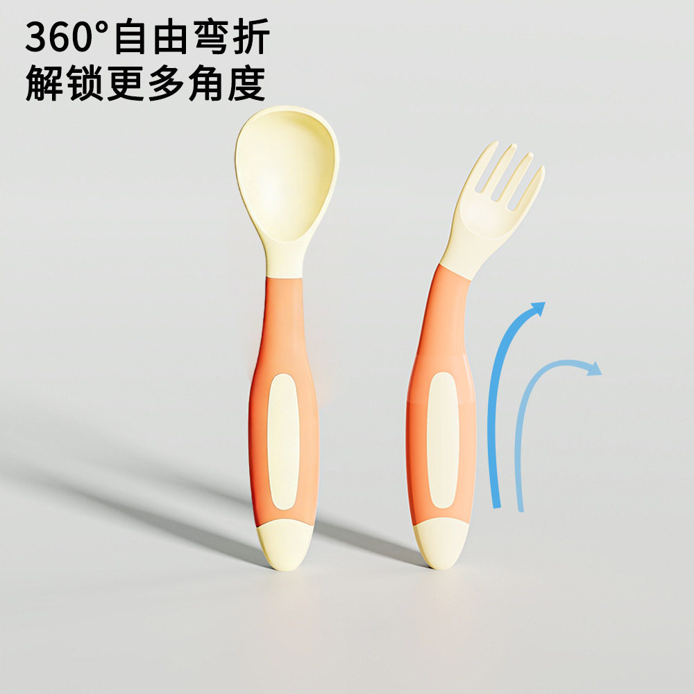 儿童叉勺套装便携式婴儿