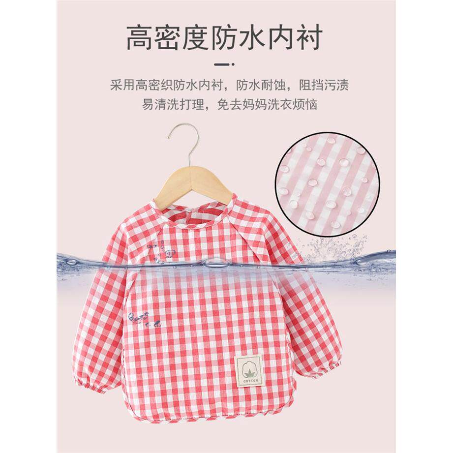 宝宝吃饭罩衣夏薄款无袖