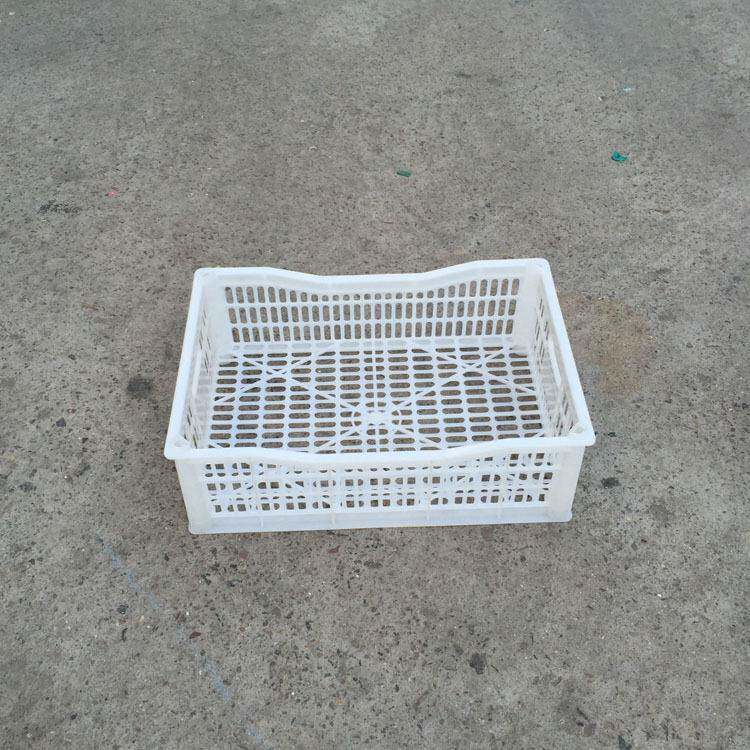 GOJ凹口葡萄塑料转筐 白色葡塑料周转箱