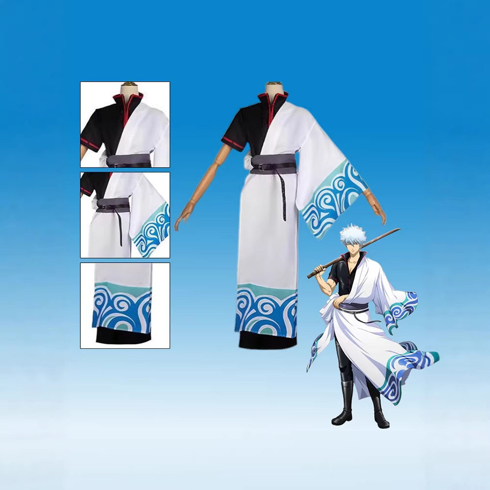 银魂cos服坂田银时银啊桑cosplay服装日系动漫二次元万圣节演出服