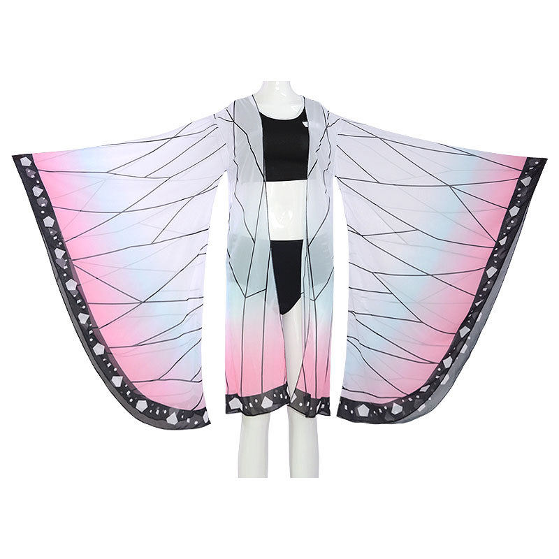 鬼灭之刃cos服祢豆子泳衣灶门炭治郎蝴蝶忍比基尼沙滩泳装cosplay