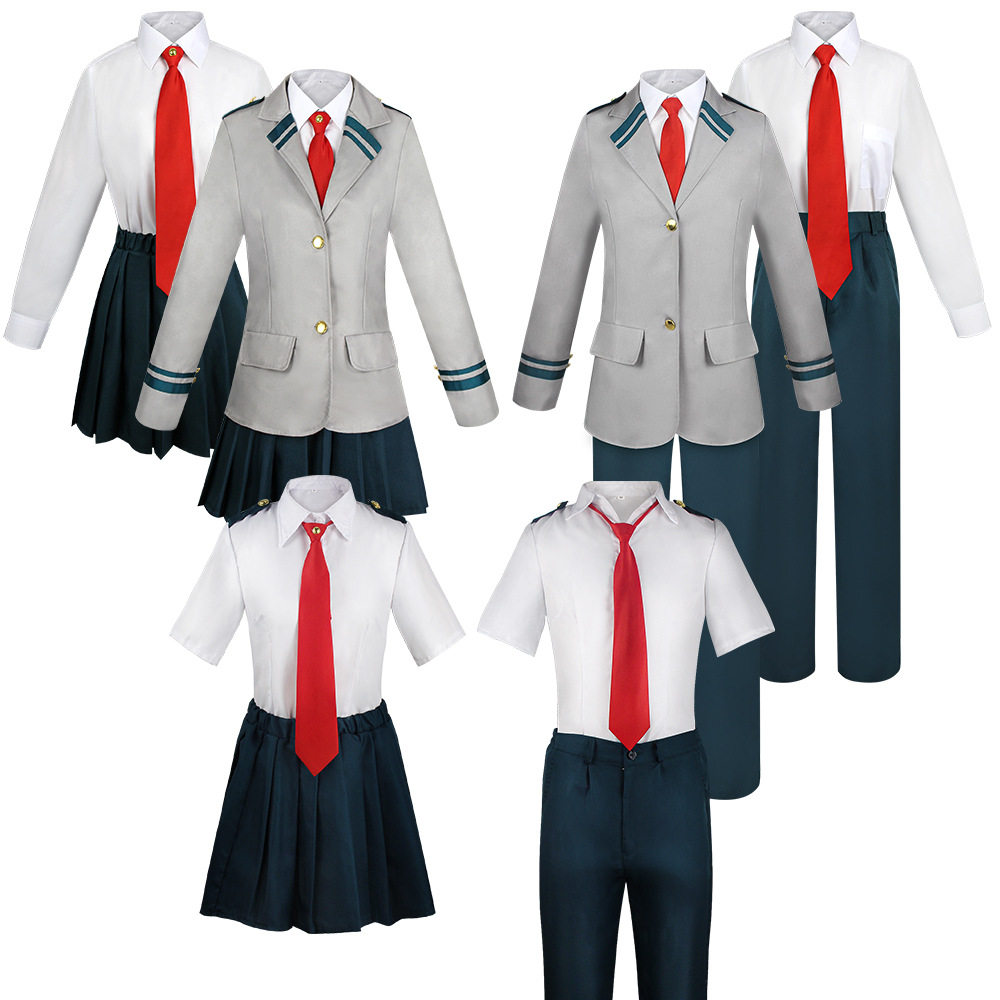 我的英雄学院丽日御茶子cos服绿谷出久cosplay我的英雄学院cos服