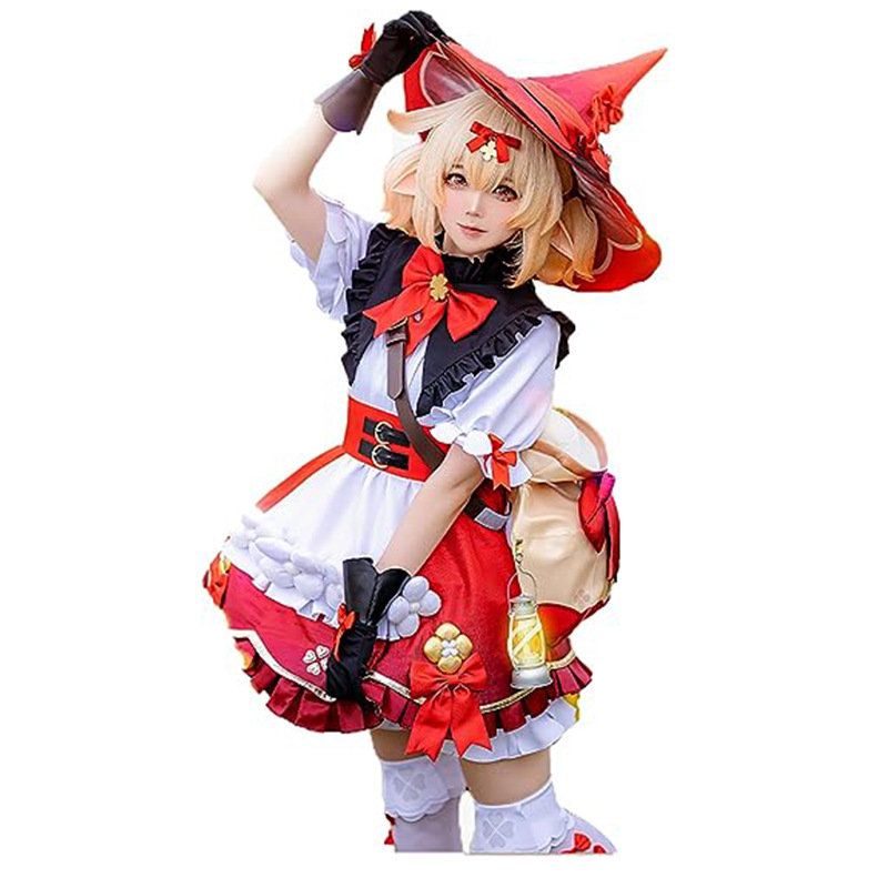 原神cos可莉琪花星烛cosplay服女装可爱魔女女巫游戏角色扮演服装 模玩/动漫/周边/娃圈三坑/桌游 COSPLAY配件/道具/人偶服 原图主图