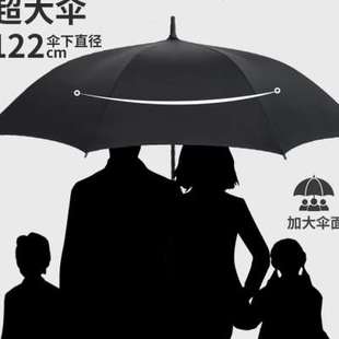 长柄高尔夫加厚雨伞广告伞直杆商务双人抗风伞礼品伞印logo广告伞