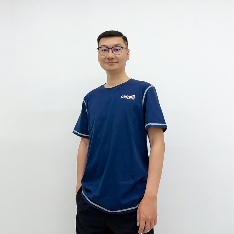 夏季男士t恤短袖休闲运动服跑步健身T恤衫纯棉薄款上衣团购可定制