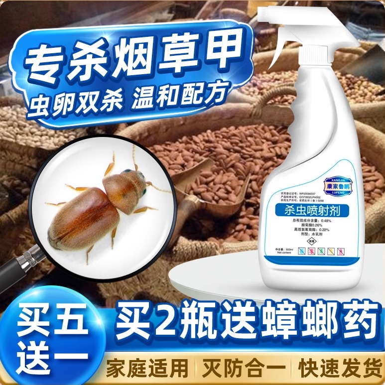 烟草甲烟草虫杀虫剂甲虫除