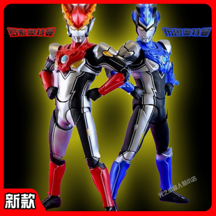 SHF罗索布鲁奥特曼 R/B 关节可动风火水大地形态新款玩具模型人偶