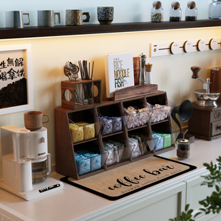 2026年新款茶包收纳盒胶囊咖啡零食吧台糖包可拆卸桌面收纳盒架子