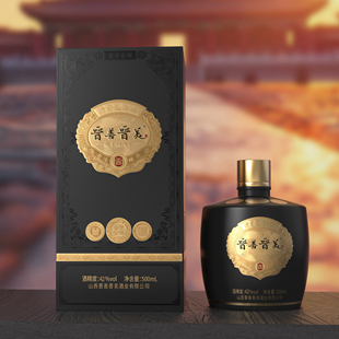 晋善晋美清香型白酒42度500ml*1瓶山西白酒6瓶/箱装