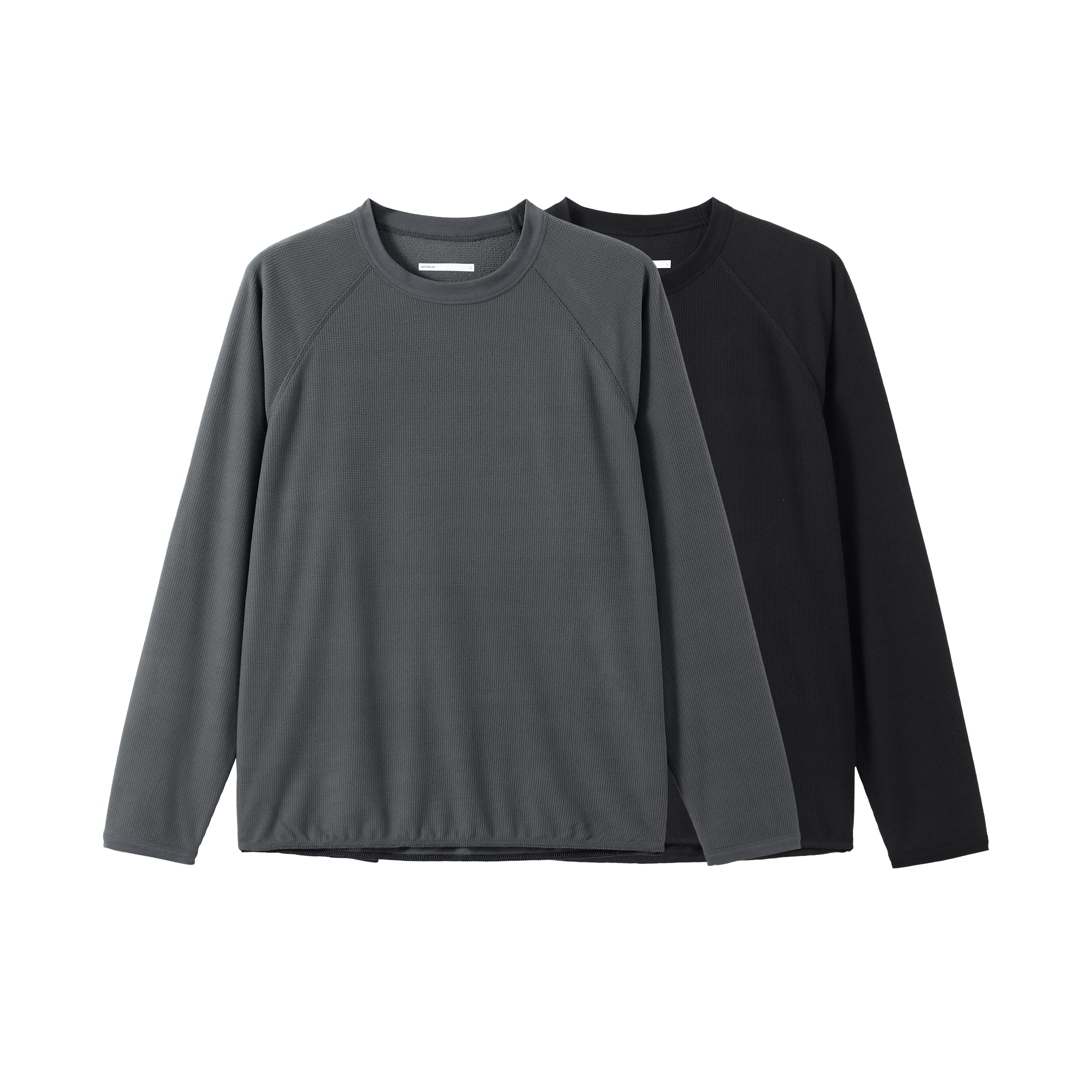 INTERPLAY 保暖绒插肩长袖T恤