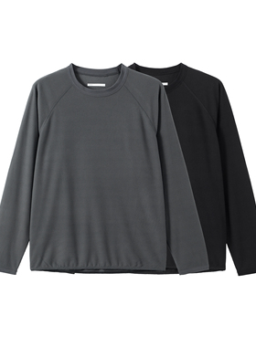 INTERPLAY 保暖绒插肩长袖T恤