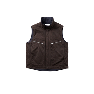 INTERPLAY 硬挺棉服马甲工装夹克