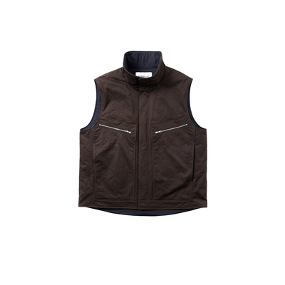 INTERPLAY 硬挺棉服马甲工装夹克