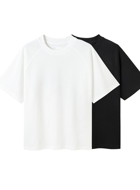 INTERPLAY 三醋酸宽松插肩短袖T恤