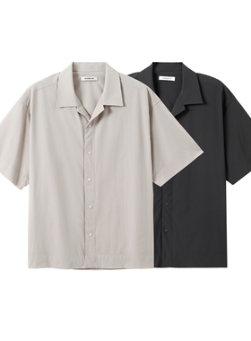 INTERPLAY 超轻薄透气插袋短袖衬衫