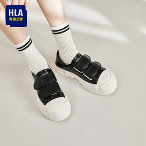HLA/海澜之家女鞋2026新款轻便运动休闲鞋时尚百搭小白鞋透气板鞋