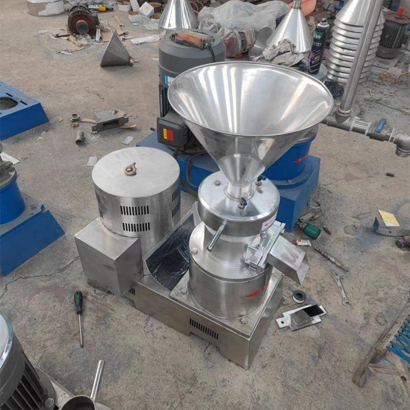 花生芝麻酱研磨机豆浆胶体磨细磨机水果酱辣椒酱不锈钢磨浆机