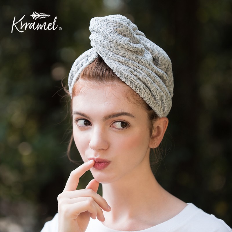 KRRAMEL干发帽女士强吸水速干黑科技长发洗头神器擦头发毛巾包邮