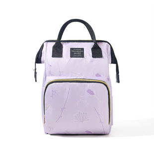 大容量妈咪包新款时尚多功能保温双肩包露营旅游出行双肩背包