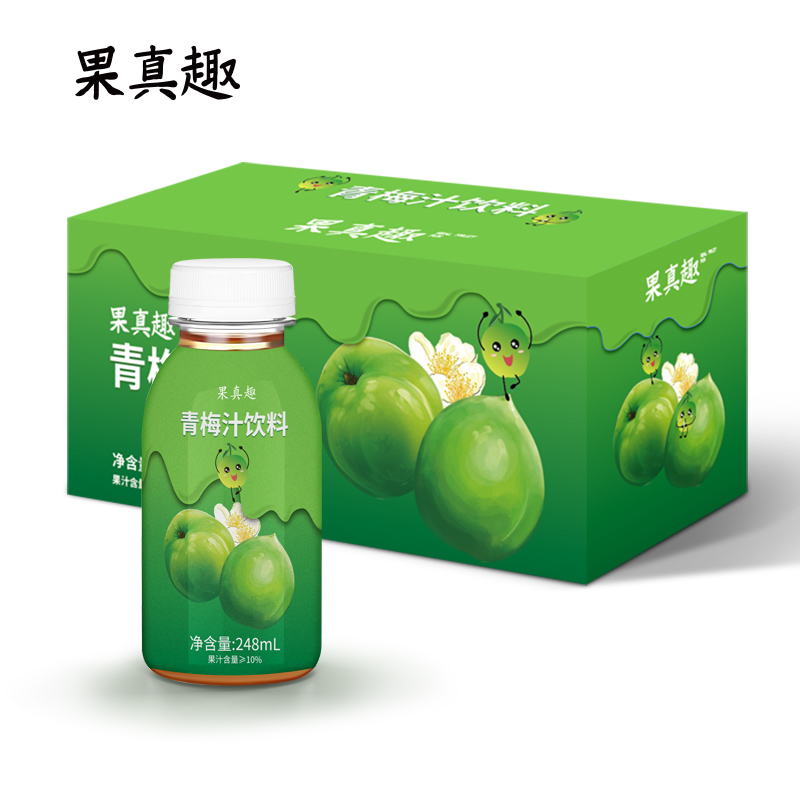整箱10瓶!青梅汁饮料低糖低脂火锅解腻