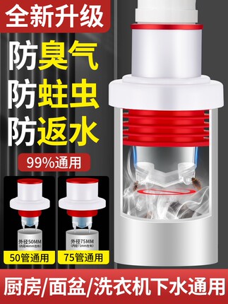 pvc75转50接头内插75变46直接补心厨房下水管配件内外大小头