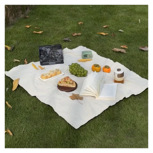 户外露营ins风白色野餐布