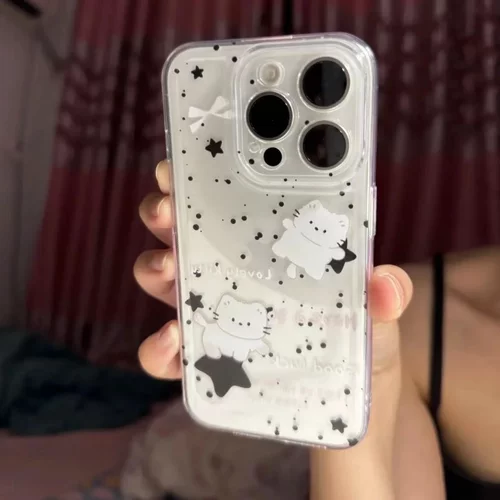 苹果17promax满屏黑点星星手机壳