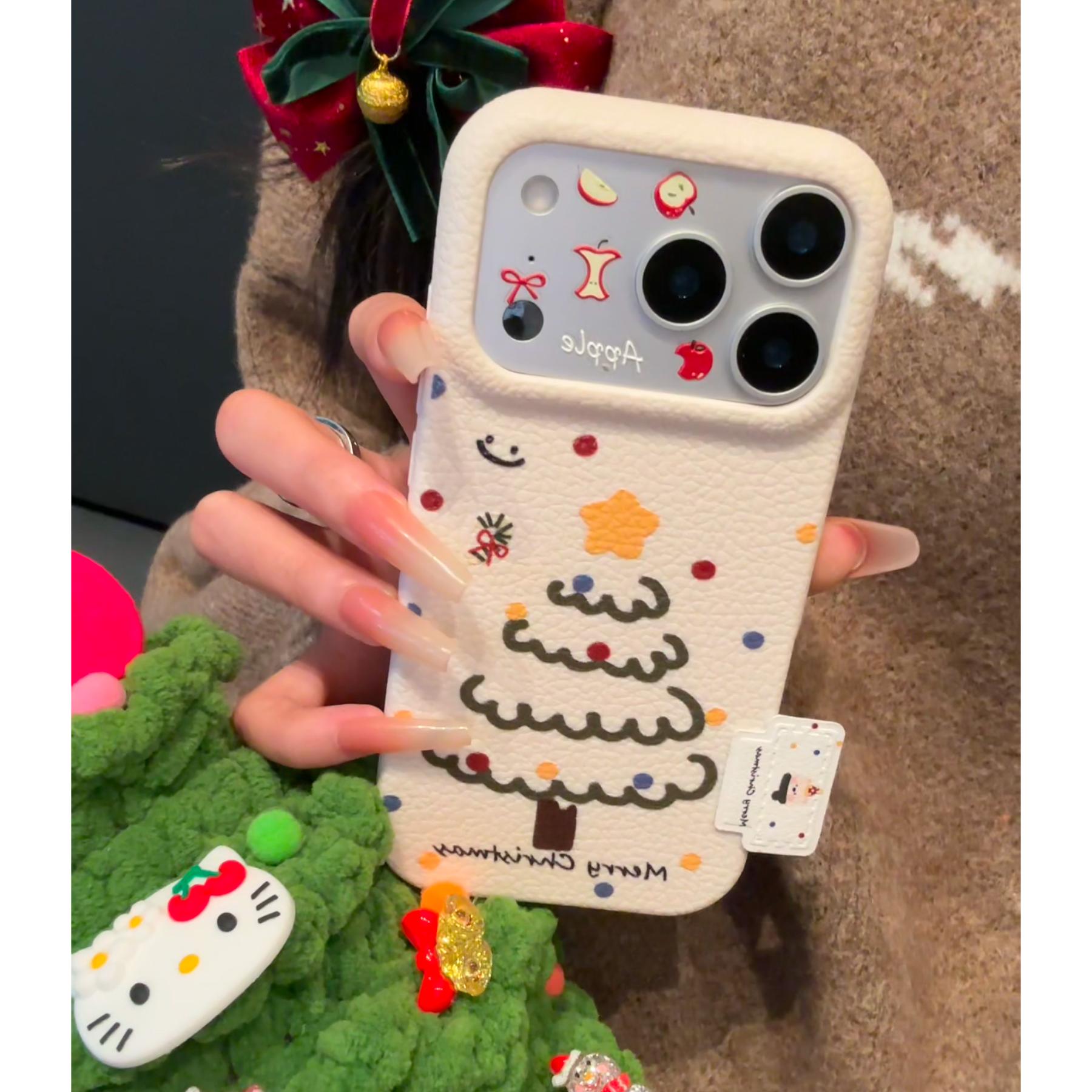 苹果17/16圣诞树秋冬手机壳