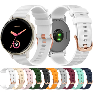 适用garmin佳明venu3s/2s/2plus智能Forerunner165M/168手表158/55运动245硅胶265S表带255S/SQ2/Active5腕带