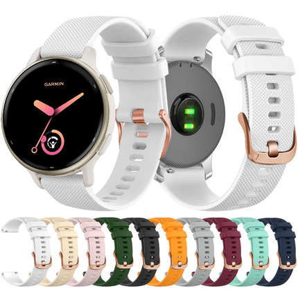 适用garmin佳明venu3s/2s/2plus智能Forerunner165M/168手表158/55运动245硅胶265S表带255S/SQ2/Active5腕带